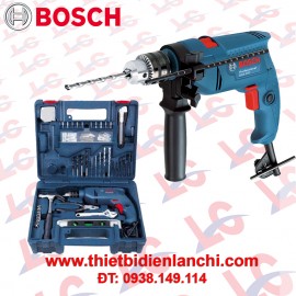 Bộ máy khoan động lực Bosch GSB 550 RE (bộ Set 100 món) 